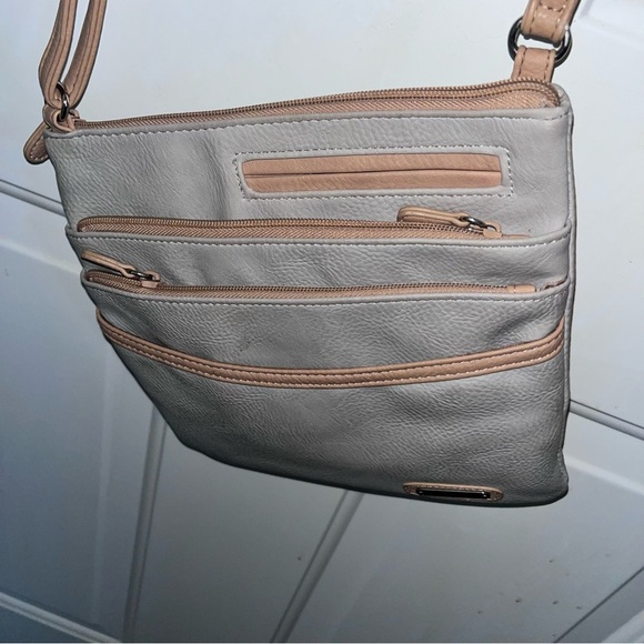 Kim Rodger’s-Stylish TanCrossbody Bag with Adjustable Strap - Picture 1 of 4